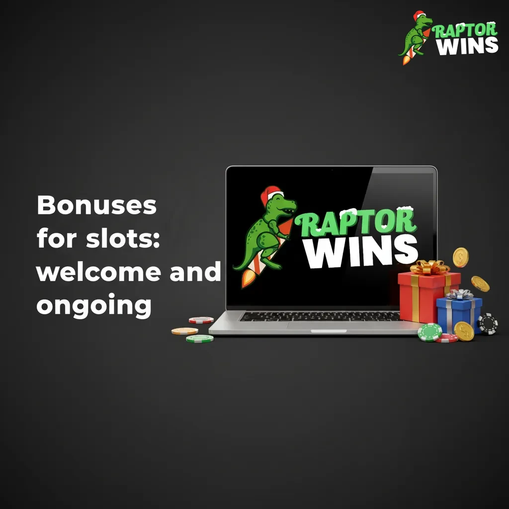 Raptorwins slots bonuses: welcome packages 175%/150%/125%, reloads, cashback, loyalty, 18+ T&Cs apply.