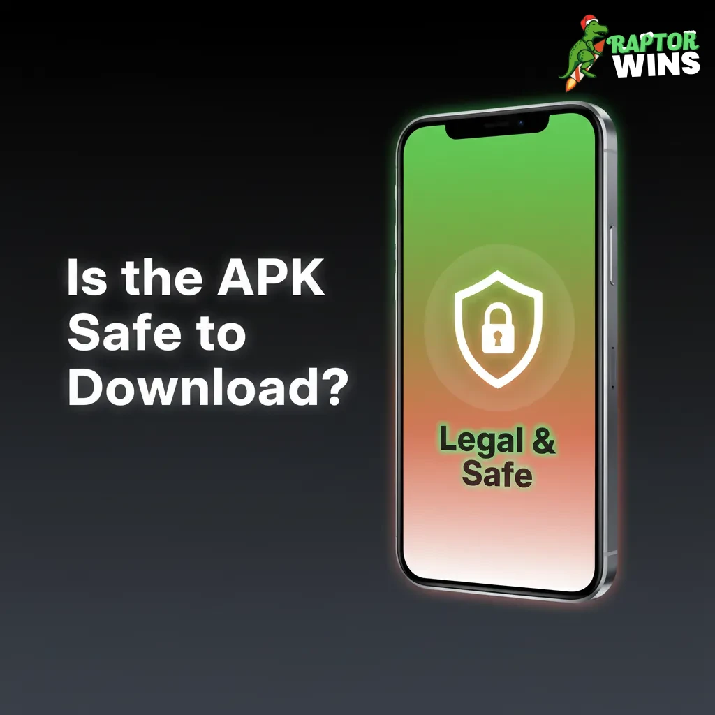 Raptorwins APK safety: officially licensed app with SSL, device verification and biometrics for secure real-money play.