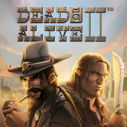 High-volatility Dead or Alive 2 slot game featuring wild west action on Raptorwins UK.