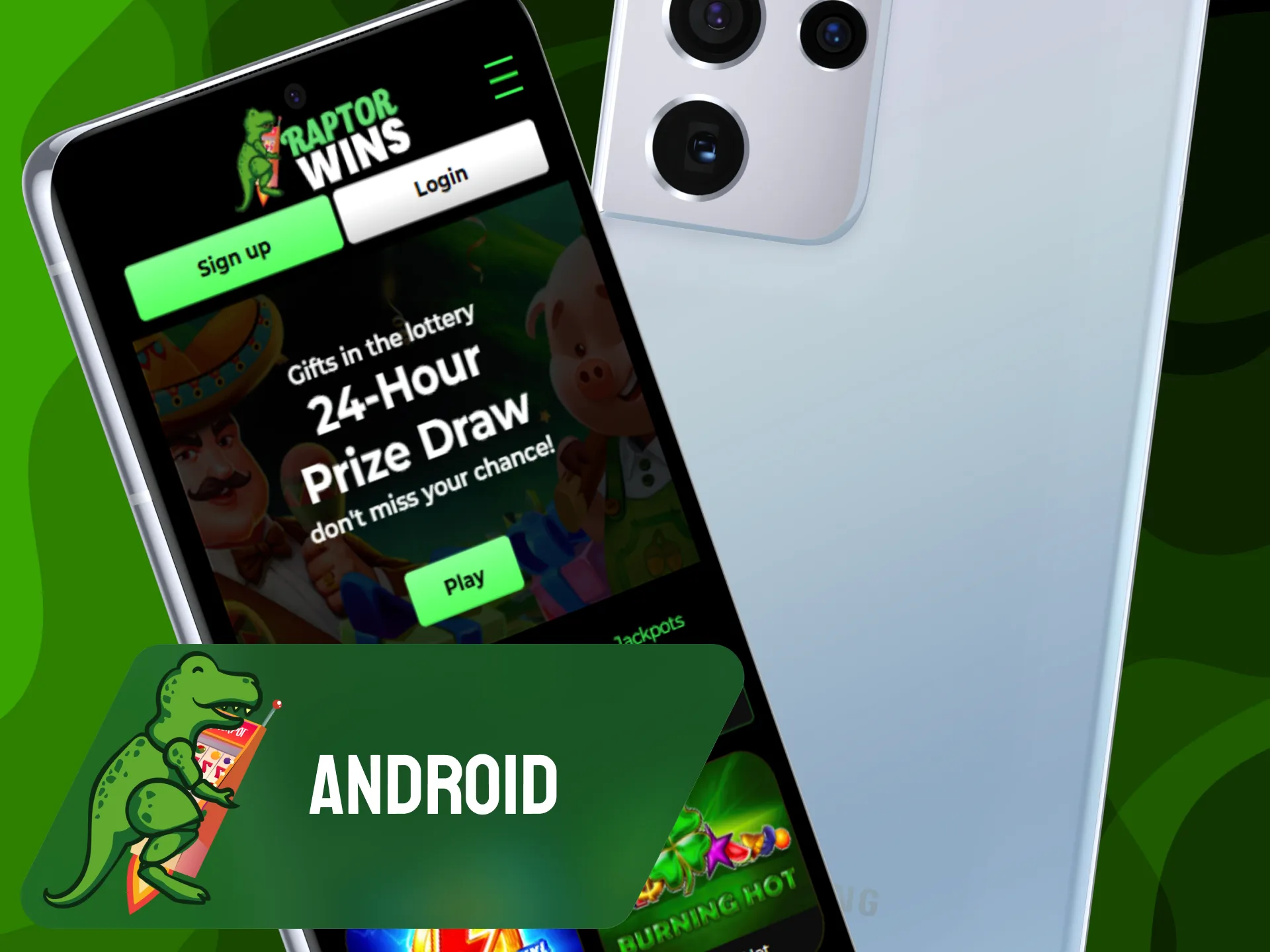 Guide to downloading and installing the Raptorwins Android APK app.