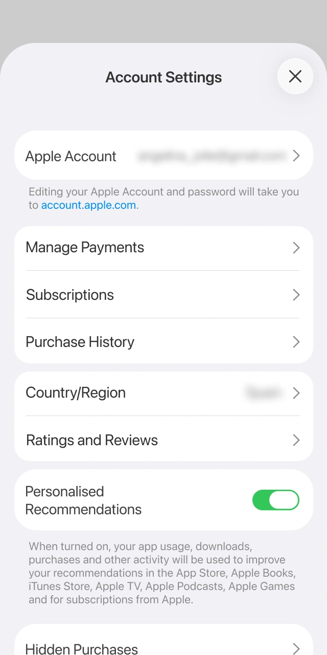 Opening iOS device settings to view and install the Raptorwins configuration profile.