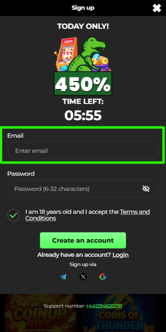 Entering personal details, country of residence, and account currency in the Raptorwins app.