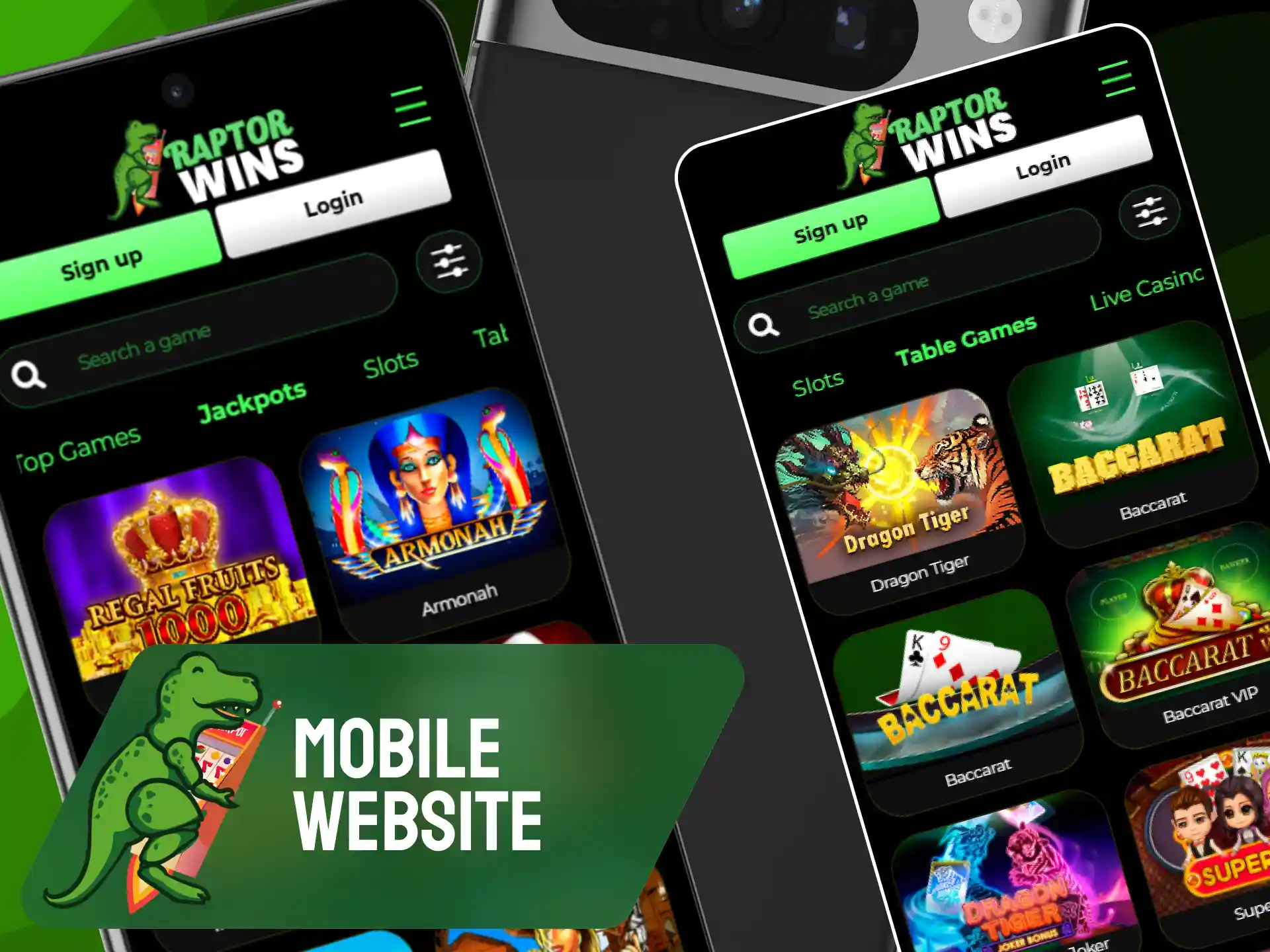 Accessing Raptorwins betting features directly via mobile browser without downloading an app.