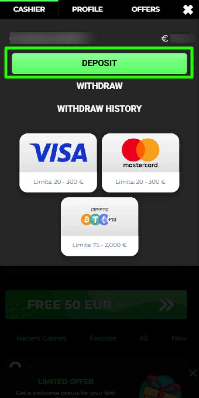 Making a qualifying deposit on Raptorwins to become eligible for bonuses.