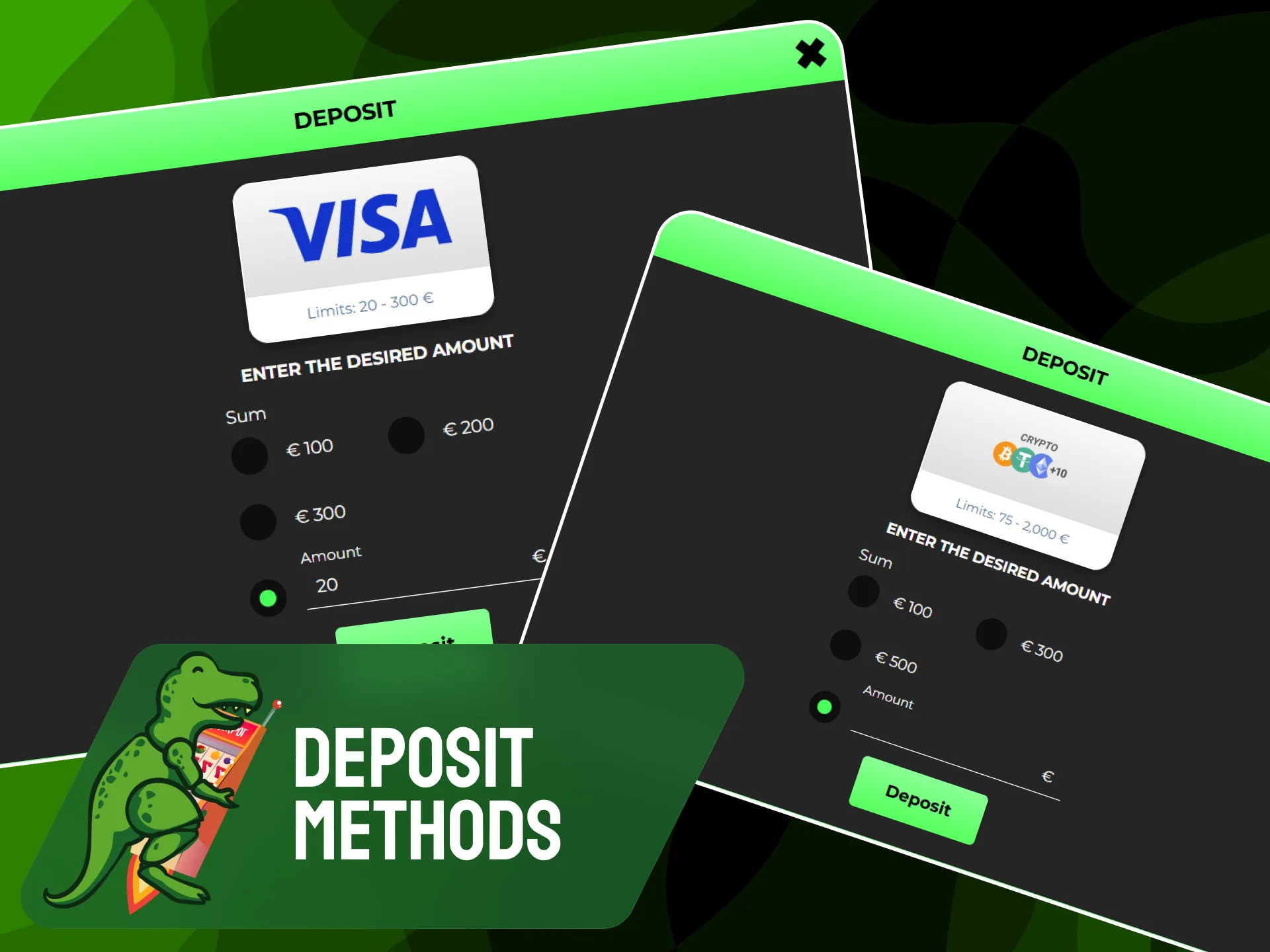 Overview of popular UK payment options and deposit methods available on Raptorwins.