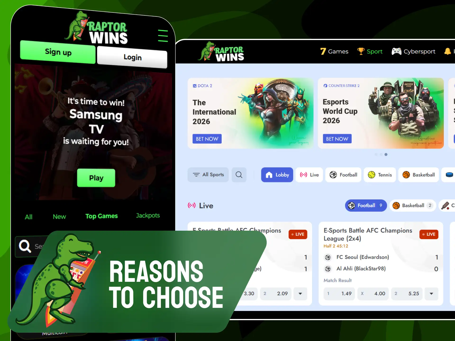 Key benefits and features of choosing Raptorwins for United Kingdom players.